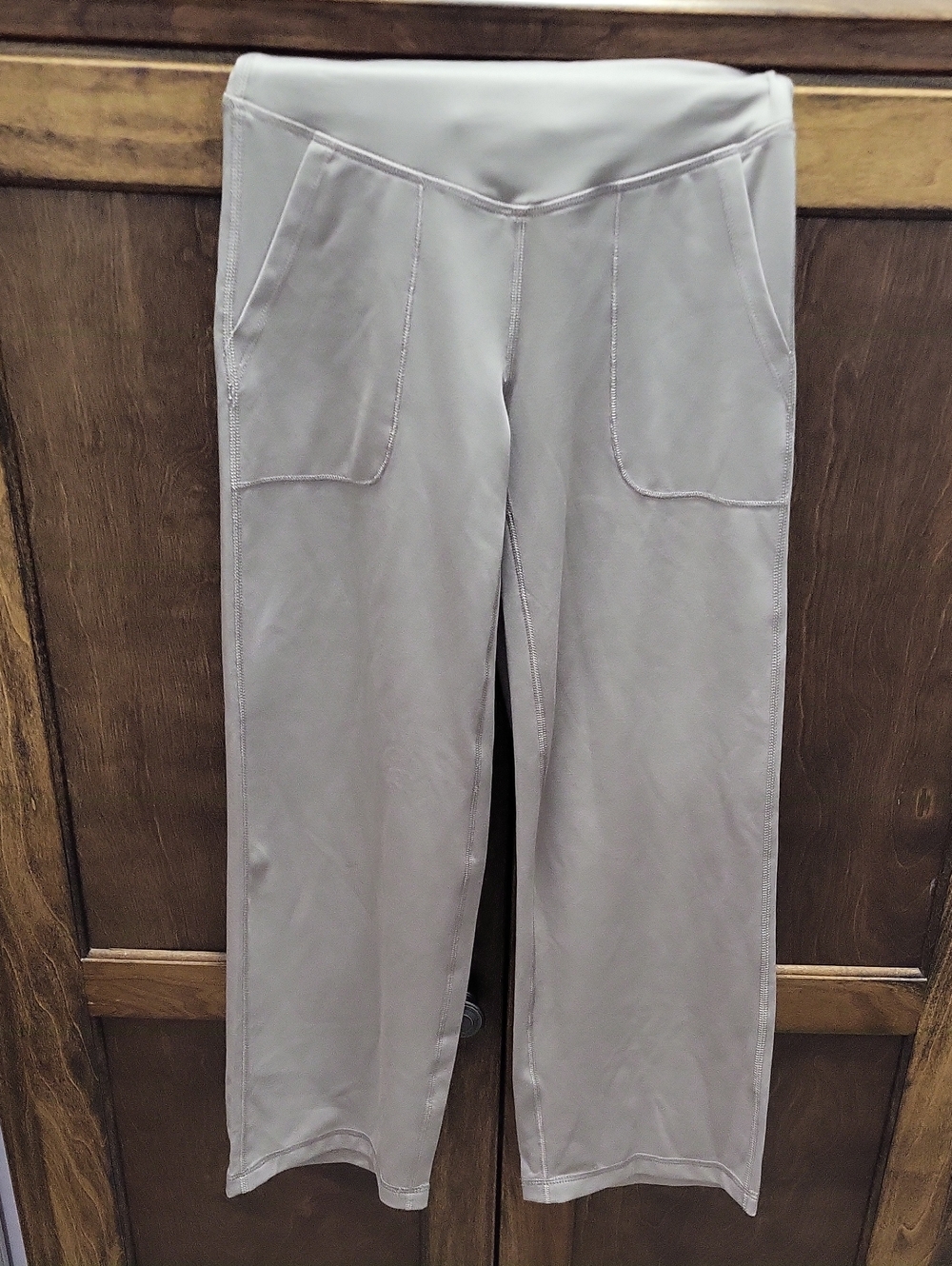Girl's Gray Wide-Leg Pull-On Pants